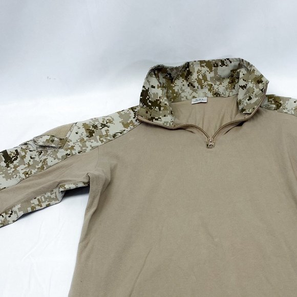 Mens Military Camo Bodysuit Shirt Official Serviceman On Duty Long Sleeve Top - Picture 8 of 13